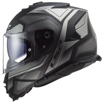 KASK MOTOCYKLOWY LS2 FF800 STORM II FASTER MATT TITANIUM ROZMIAR L