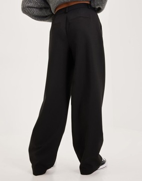Only aqf szerokie czarne nogawki kieszenie spodnie L/32 NG5