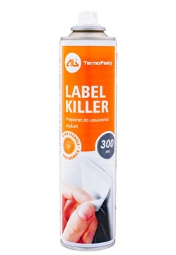 LABEL KILLER usuwa klej i etykiety SPRAY AG 300ml