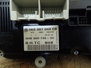 PANEL KLIMATIZACE VW GOLF 6 VI 5K0907044CB