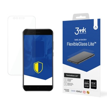 Szkło hybrydowe na ekran do Xiaomi Mi A1 Global - 3mk FlexibleGlass Lite