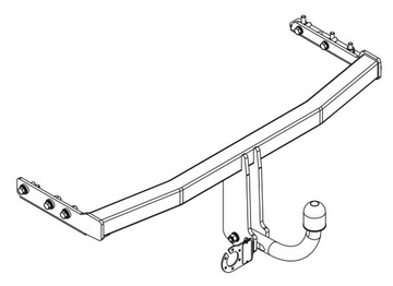 NOVÝ ZAŘÍZENÍ(HÁK) TÁŽNÝ DO NISSAN PRIME W12 KOMBI 03.2002- AUTO-HAK 1500 KG