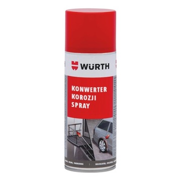 WURTH SPRAY ANTYKOROZYJNY NA RDZĘ KONWERTER 400ml NEUTRALIZATOR RDZY