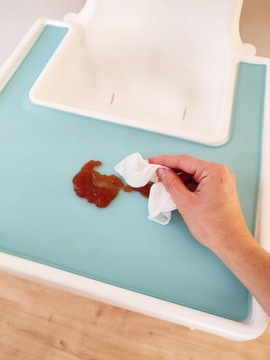 MATA SILIKONOWA DO KRZESEŁKA IKEA ANTILOP ŁATWA DO CZYSZCZENIA BEZ BPA