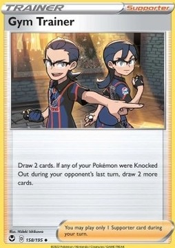 Oryginalna Karta Pokemon Silver Tempest - Gym Trainer SIT 158