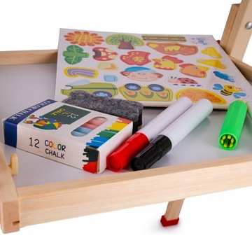 Деревянная магнитная доска для мела, магниты 709, 45 х 90см