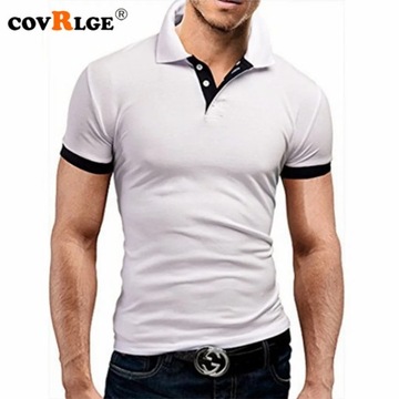 Covrlge Polo Shirt Men Summer Stritching Men's Sho