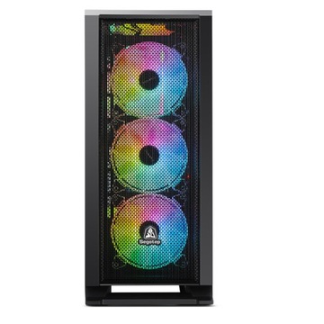 КОРПУС ATX USB 3.0 ПОЛНОСТЬЮ СЕТЧАТЫЙ СТЕКЛЯННЫЙ ПОДВАЛ + 1 ВЕНТИЛЯТОР RGB