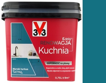V33 EASY RENOWACJA KUCHNIA DO MALOWANIA MEBLI KUCHENNYCH BLATÓW PŁYTEK AGD