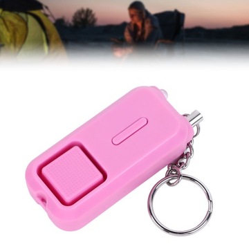 Alarm bezpieczeństwa osobistego Przenośny brelok do samoobrony LED z lampką