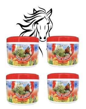 Żel Maść końska rozgrzewająca Editt 500 ml