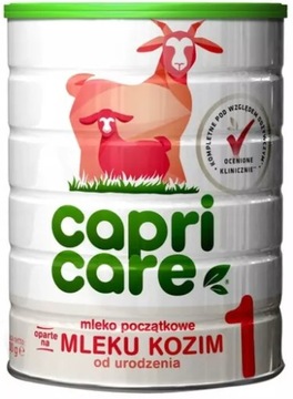 Capri CARE 1 KOZIE MLEKO POCZĄTKOWE od urodzenia dziecka 0-6 msc 800g