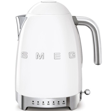 Czajnik z regulacją temperatury Smeg KLF04WHEU 50'S STYLE 2400 W 1,7l biały