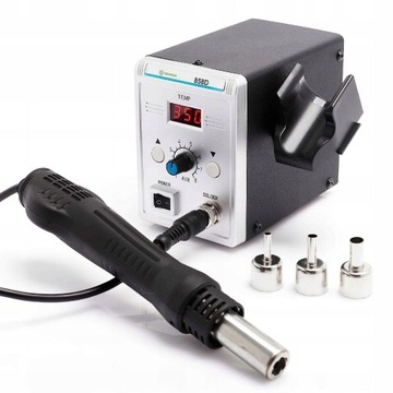 STACJA LUTOWNICZA SPAWARKA HOT-AIR 858D 100-500°C