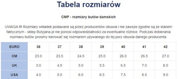 Damskie śniegowce CMP Harma 39Q4976-A219 r.40