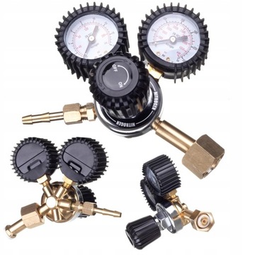 Reduktor Gazowy Azot Azotowy do Azotu 2 MANOMETRY