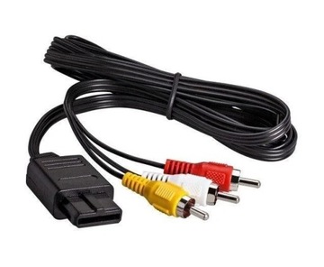 Kabel AV 3x Chinch konsole Nintendo GC SNES N64 NG