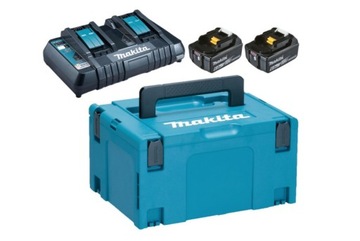 MAKITA 2x AKUMULATOR BL1860 6,0Ah + DC18RD ZESTAW