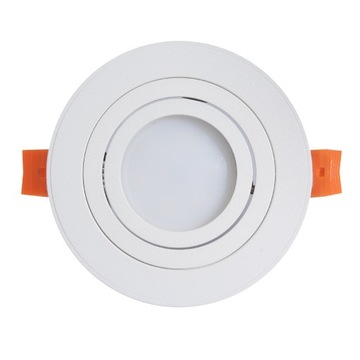 ПОДВИЖНЫЙ ГАЛОГЕННЫЙ СВЕТОДИОДНЫЙ СВЕТОДИОДНЫЙ СВЕТОДИОД GU10 ВСТРАИВАННЫЙ МОНТАЖ