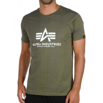 T-shirt Alpha Industries Basic Dark Olive rozmiar XL