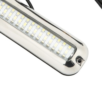 OŚWIETLENIE PODWODNE 42LED MORSKIE OŚWIETLENIE OTOCZENIA 10-30V DC NIEBIESK