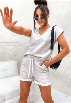 Летняя потапотальная футболка для летней футболки с серым премиум