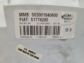 FIAT LINEA 1.4 8V PŘÍSTROJOVÁ DESKA
