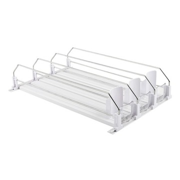 Кухонный органайзер с автоматическим выдвигающимся дозатором для пополнения запасов, 3 слота