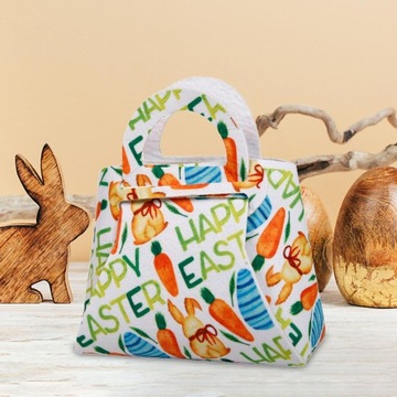 Wielkanocne torby na prezenty dla dzieci. Uchwyt na ciasteczka