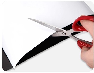 БЕЛАЯ ГЛЯНЦЕВАЯ СТАЛЬНАЯ ФОЛЬГА СУХОЙ КЛЕЙ ДЛЯ ОБЕРТЫВАНИЯ 1 мб