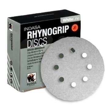 INDASA Krążek ścierny Rhynogrip White 125/8H P60