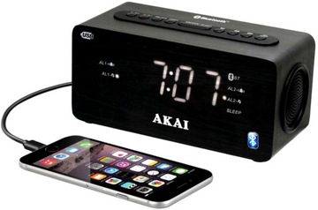 Radio sieciowe FM Akai ACR-2993 Bluetooth Ładowanie Tel USB