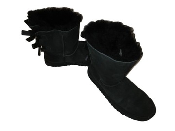 Skórzane zimowe buty UGG. Stan idealny. R. 36