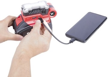 АДАПТЕР ДЛЯ ЭЛЕКТРОИНСТРУМЕНТОВ Worcraft CUA-S20LI ФОНАРИК USB ДЛЯ АККУМУЛЯТОРА