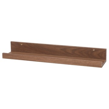 PÓŁKA NA ZDJĘCIA KOLOR CIEMNY ORZECH IKEA MOSSLANDA 55 cm