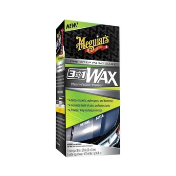 MEGUIARS 3in1 WAX 3in1 WAX ОЧИЩАЕТ, ПОЛИРУЕТ, ЗАЩИЩАЕТ