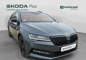 Skoda Superb III Kombi Facelifting 2.0 TSI 190KM 2020 Skoda Superb Sportline Pakiet Comfort, FV 23, GPS, Tempomat, Ambiente, Ke, zdjęcie 13