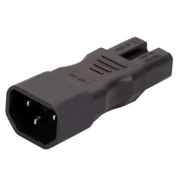 IEC 320 C14 męski na C15 wtyk żeński wtyk zas