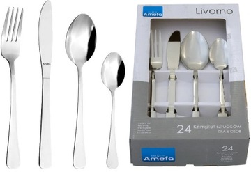 AMEFA 24 x SZTUĆCE LIVORNO 1576 KOMPLET NA 6 OSÓB