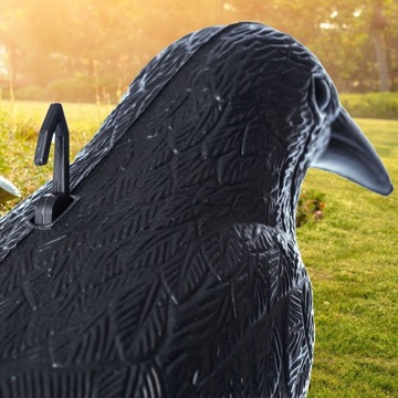 БОЛЬШОЙ ОТПУСКАТЕЛЬ СЫРЫХ ПТИЦ, ГОЛУБИ, СЕЛЛИНГИ, ПТИЦЫ ДЛЯ БАЛКОНА, ЧЕРНЫЙ, 2 шт.