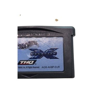 Hot Wheels Velocity X Game Boy Gameboy Advance GBA