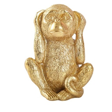 Wystrój domu No Evil Monkeys Figurka Nie słyszę zł