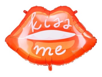 Фольгированный шар Kiss Me красные губы 73x48 см