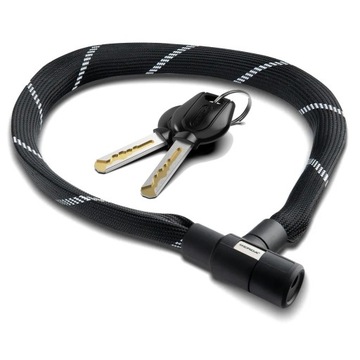 ŁAŃCUCH ZAPIĘCIE ROWEROWE GERDA CONTRA LINE 1200/6V BLOKADA do ROWERU KLUCZ