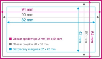 Wizytówki Multiloft 90x50 100szt 4+4 975g SOFT