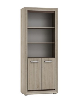 Nowoczesny Regał 80cm Dąb Sonoma Sandra