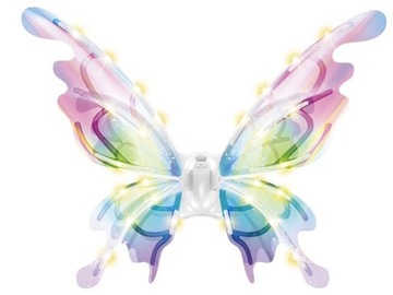Сказочные крылья для бабочки, эльфа, феи Светящиеся светодиодные крылья ZA5001