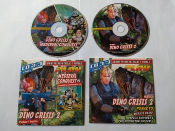 Medieval Conquest PL + Dino Crisis 2 II ANG PC DVD