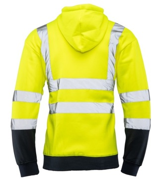 BLUZA Robocza ODBLASKOWA z Kapturem Seven Kings BRIXTON FLASH r. S