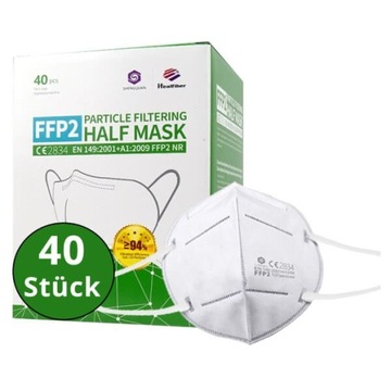 Elastyczna Maska Ochronna FFP2 | 40 sztuk / OPAK.
